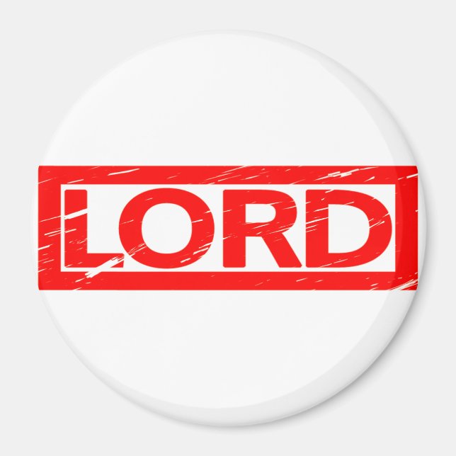 Lord Briefmarke Magnet (Vorne)