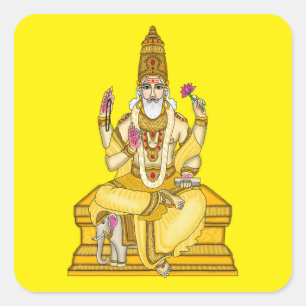 Lord Brihaspati Dev Aufkleber