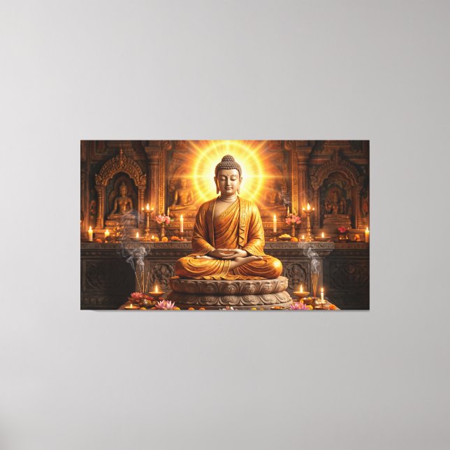 Lord Buddha Leinwanddruck (Vorderseite)