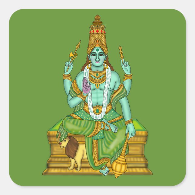 Lord Budh Dev Spirituelle Aufkleber (Vorderseite)