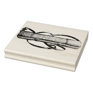 Lord Bury's Leather Telescope Case Briefmarke Gummistempel