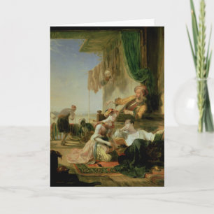 Lord Byron, das im Haus sich ausruht Karte