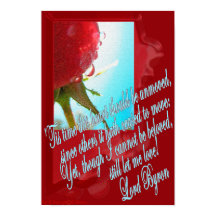 Lord Byron "lass mir noch Liebe" Gedicht Zitat Pos