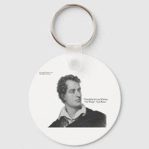 Lord Byron "Liebe ohne Flügel" Zitate Geschenke &  Schlüsselanhänger