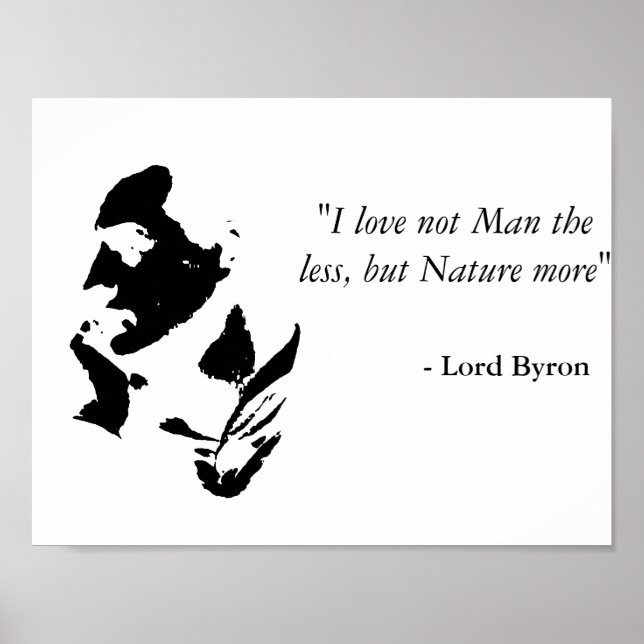 Lord Byron Poster (Vorne)
