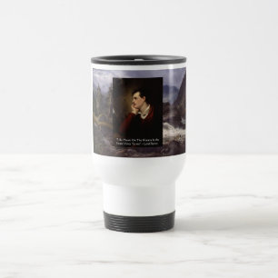 Lord Byron "Süße Stimme" Liebeszitate Geschenke T- Reisebecher