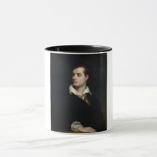 Lord Byron (von Laslett John Pott) Tasse (Zentrum)