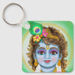 Lord Child Krishna Schlüsselanhänger