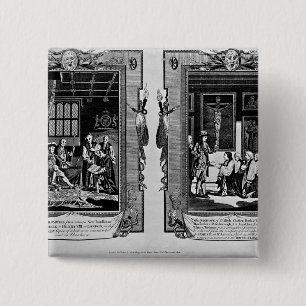 Lord Cromwell stellt die Bibel Henry VIII dar Button