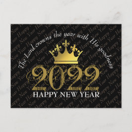 LORD CROWNS JAHR 2022 Christliches Glück Neues Jah Postkarte
