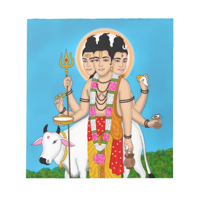Lord Dattatreya Notizblock (Vorderseite)