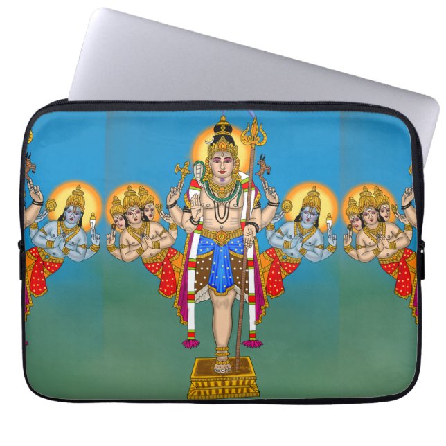 Lord Ekpada Shiva Laptop Cover (Vorderseite)