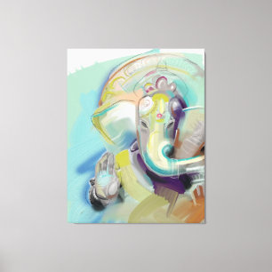 Lord Ganesh Art Canvas Leinwanddruck