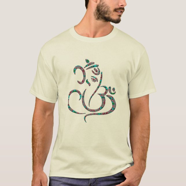 Lord Ganesh Hindu God God of Wealth & Prosperity T T-Shirt (Vorderseite)