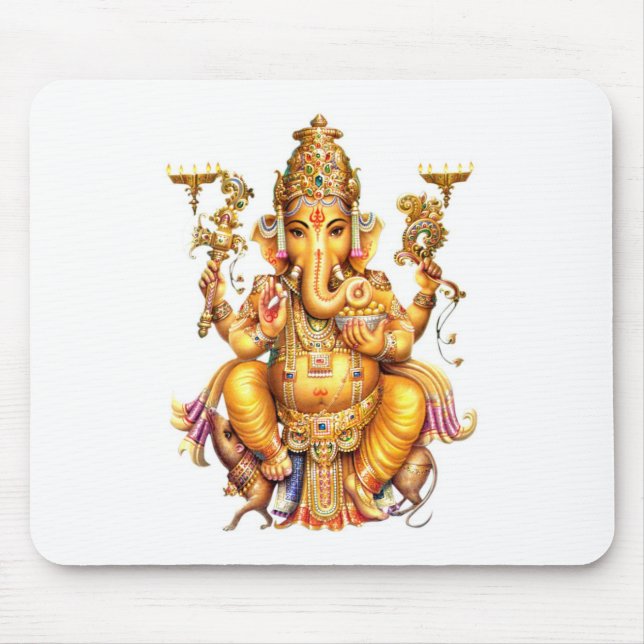 LORD GANESH HINDU GOD MOUSEPAD (Vorne)