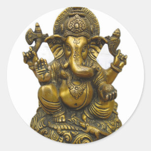 LORD GANESH HINDU GOD RUNDER AUFKLEBER