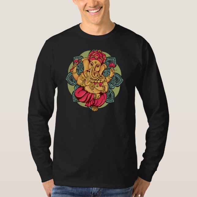 Lord Ganesh Hindu T-Shirt (Vorderseite)