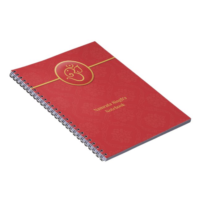 Lord Ganesh Hinduism Notebook Notizblock (Rechte Seite)