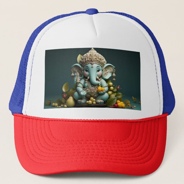 Lord ganesh truckerkappe (Vorderseite)