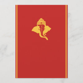Lord Ganesh Wedding Einladung