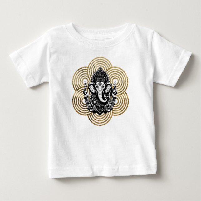 Lord Ganesha Baby T-shirt (Vorderseite)