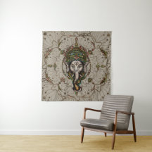 Lord Ganesha - Farbe auf Leinwand