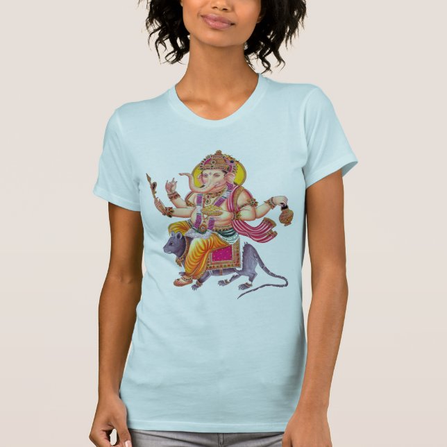 LORD GANESHA - Ganapati, Vinayaka und Pillaiyar T-Shirt (Vorderseite)
