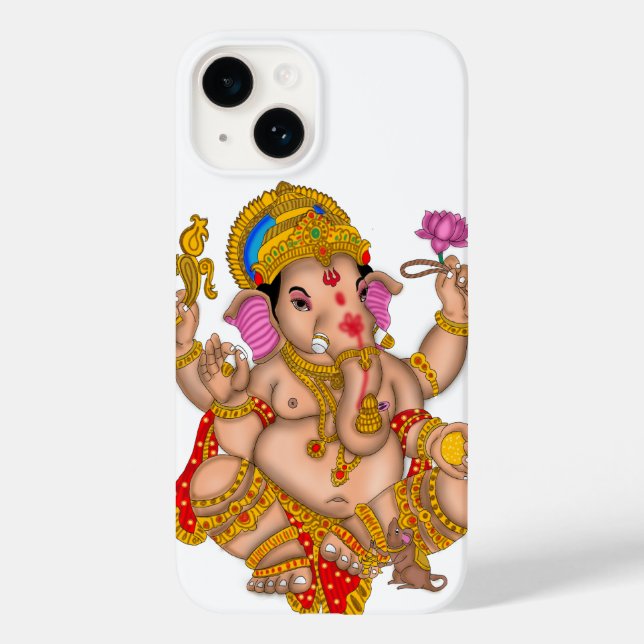 Lord Ganesha Handyhülle Case-Mate iPhone Hülle (Rückseite)