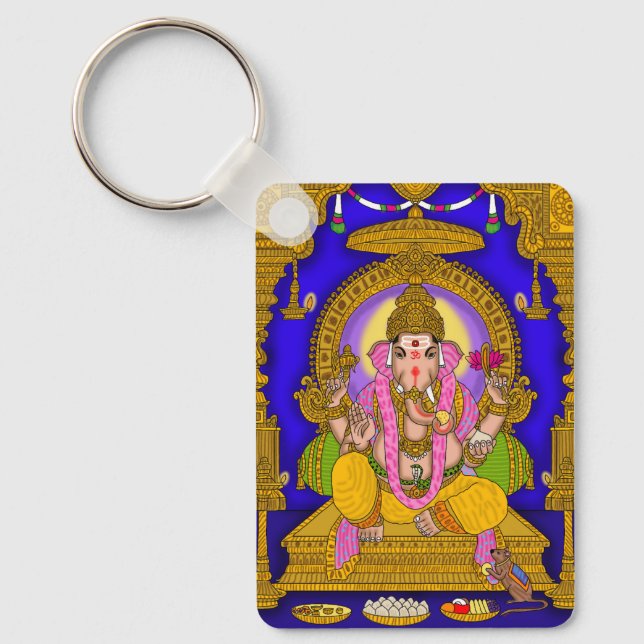 Lord Ganesha Keychain Schlüsselanhänger (Vorderseite)