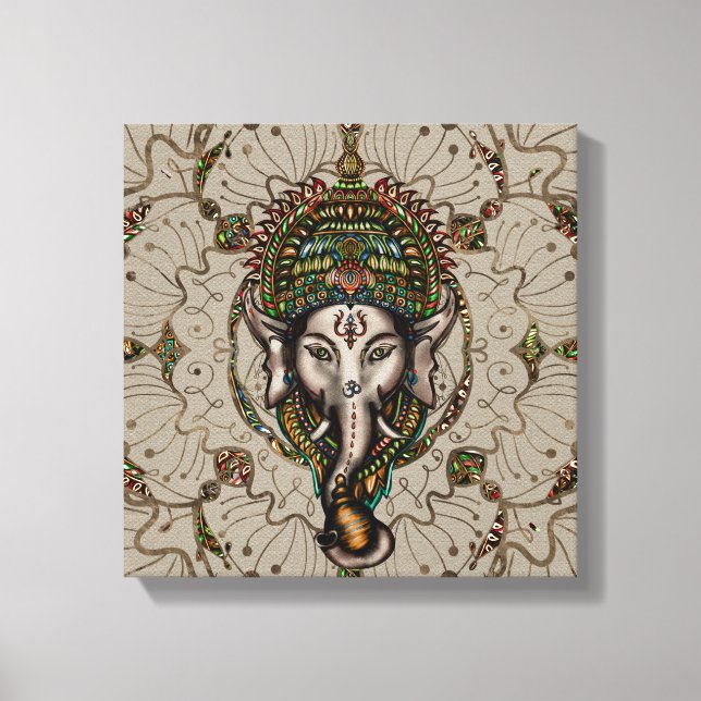Lord Ganesha - Leinwand (Vorderseite)