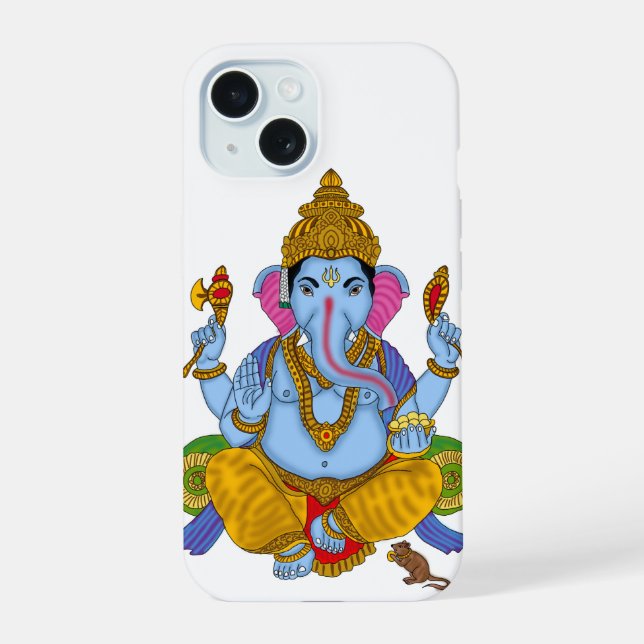 Lord Ganesha Phone Case iPhone 15 Hülle (Rückseite)