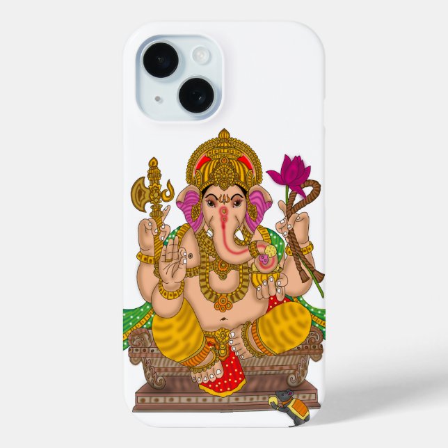 Lord Ganesha Phone Cover (Rückseite)