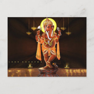Lord Ganesha Postcard Postkarte
