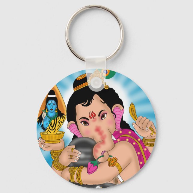 Lord Ganesha Schlüsselanhänger (Vorderseite)