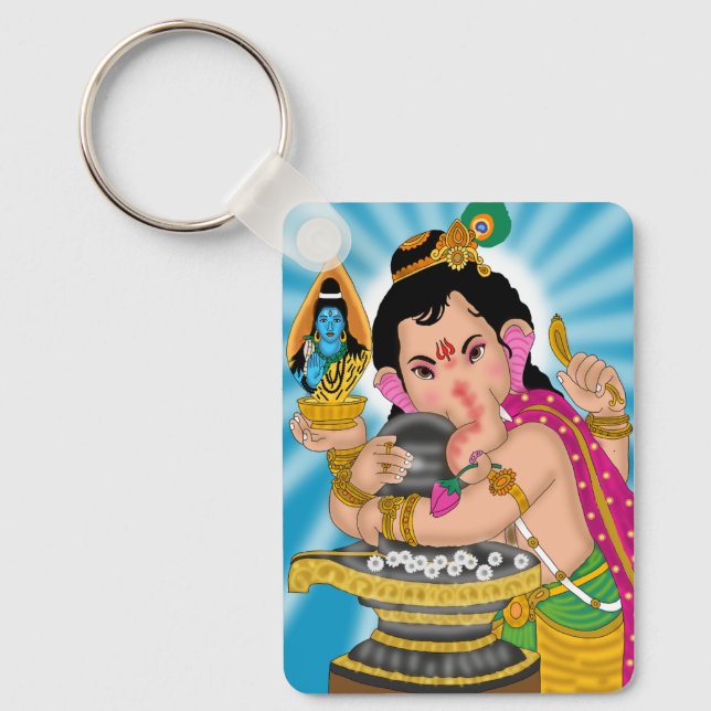 Lord Ganesha Schlüsselanhänger (Vorderseite)