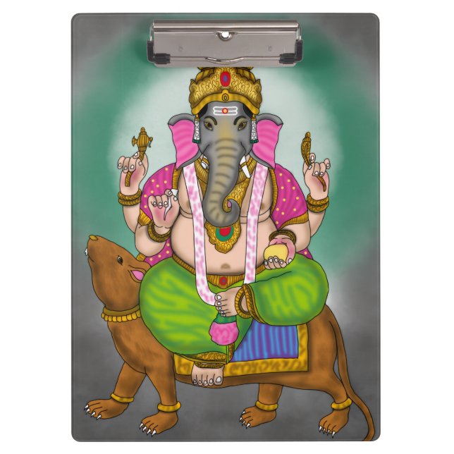 Lord Ganesha Schreibwaren Klemmbrett (Vorderseite)