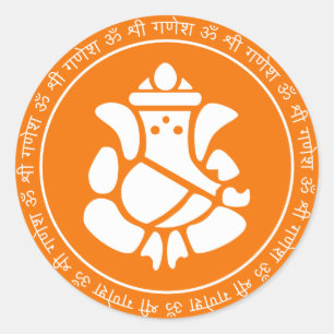 Lord Ganesha Sign Sticker