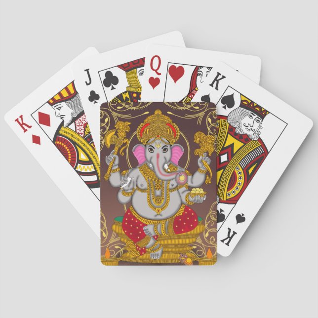 Lord Ganesha Spielkarten (Rückseite)