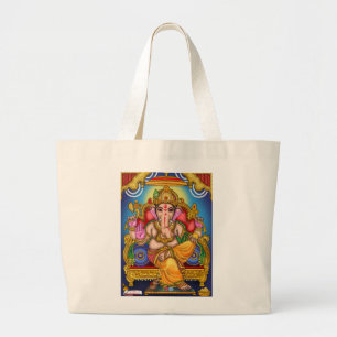 Lord Ganesha-Tragetasche Jumbo Stoffbeutel