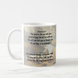 Lord Good Shephere Go Before You Bible Scripture Kaffeetasse