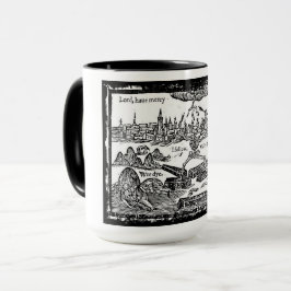 "Lord, haben Gnade auf schwarze Pest-Tasse Tasse