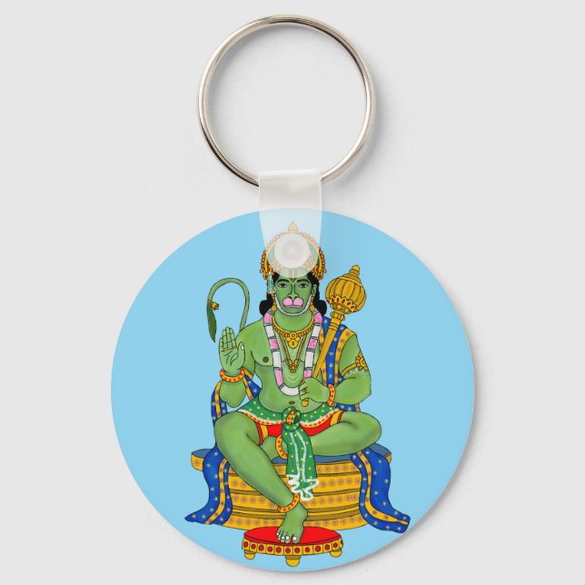 Lord Hanuman Anhänger Schlüsselanhänger (Vorderseite)