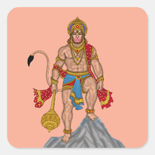 Lord Hanuman Aufkleber