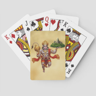 Lord Hanuman Flying Lifting Mountain Spielkarten