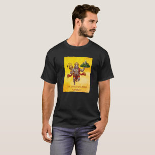 Lord Hanuman Flying Lifting Mountain T-Shirt