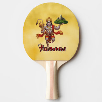 Lord Hanuman Flying Lifting Mountain Tischtennis Schläger