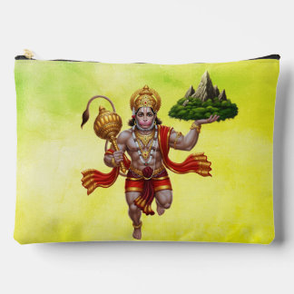 Lord Hanuman Flying Lifting Mountain Zubehörtasche