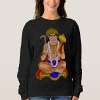 Lord Hanuman Hoodie – Winterbekleidung & Spirituel