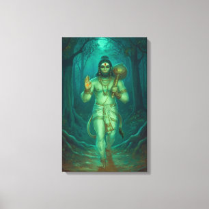 Lord Hanuman Leinwand Wall Art