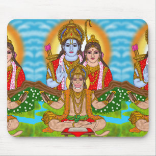 Lord Hanuman Mouse Pad Mousepad